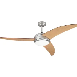 Ventilatore da Soffitto con Plafoniera Evolution Fan-Wood