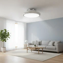 Ventilatore da Soffitto con Plafoniera LED Wi-Fi Spin Light