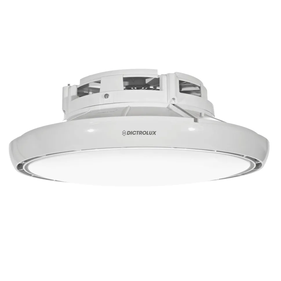 Ventilatore da Soffitto con Plafoniera LED Wi-Fi Spin Light