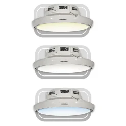 Ventilatore da Soffitto con Plafoniera LED Wi-Fi Spin Light