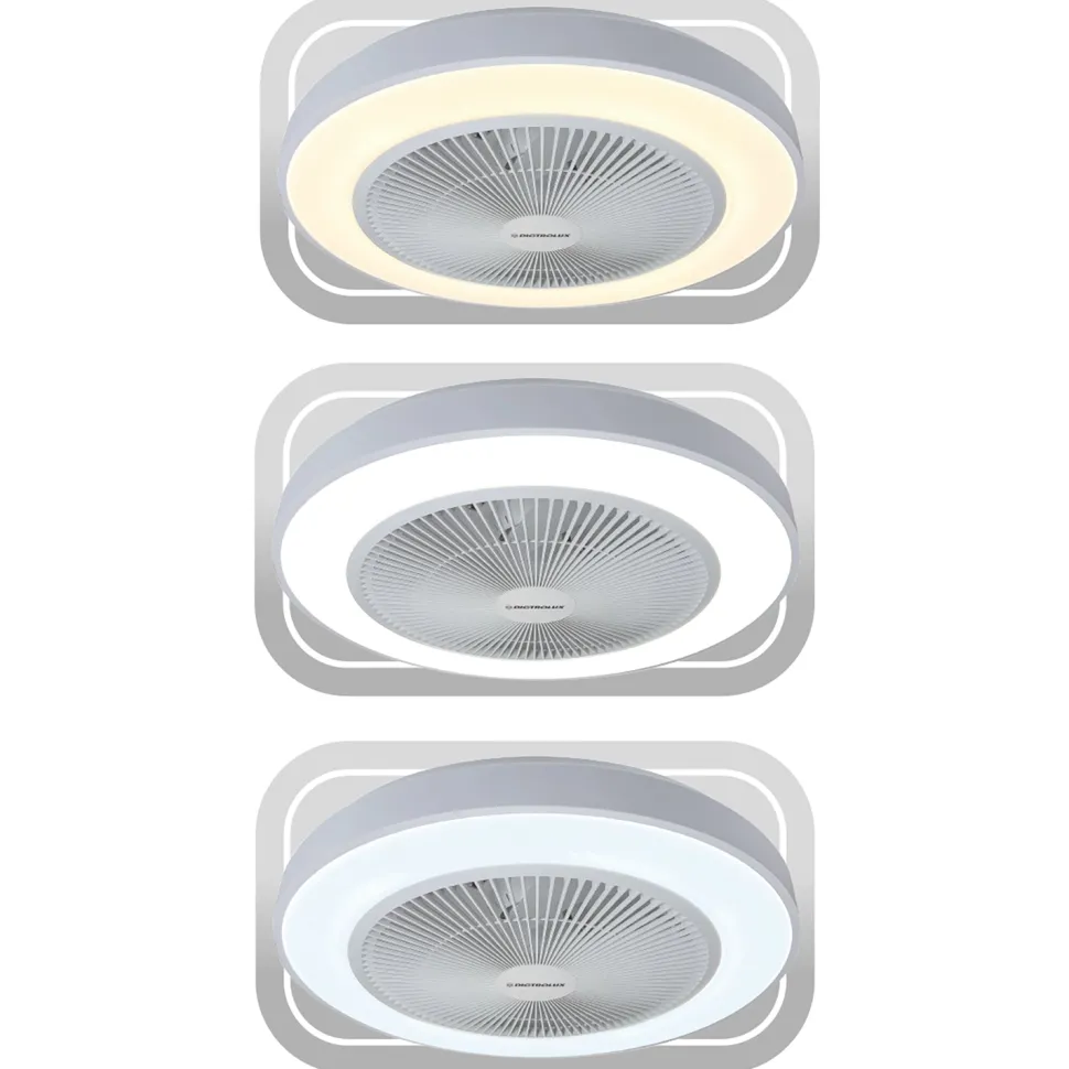 Ventilatore da Soffitto con Plafoniera Vortix LED