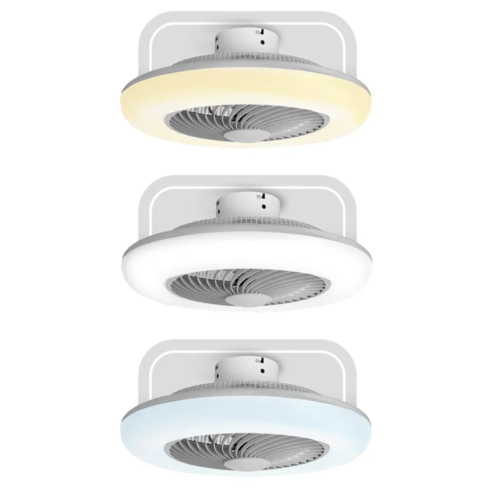 Ventilatore da Soffitto con Plafoniera Wi-Fi Ellyot LED