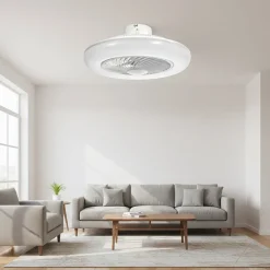 Ventilatore da Soffitto con Plafoniera Wi-Fi Ellyot LED