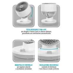 Ventilatore da tavolo Dynamic Fan 45 Watt