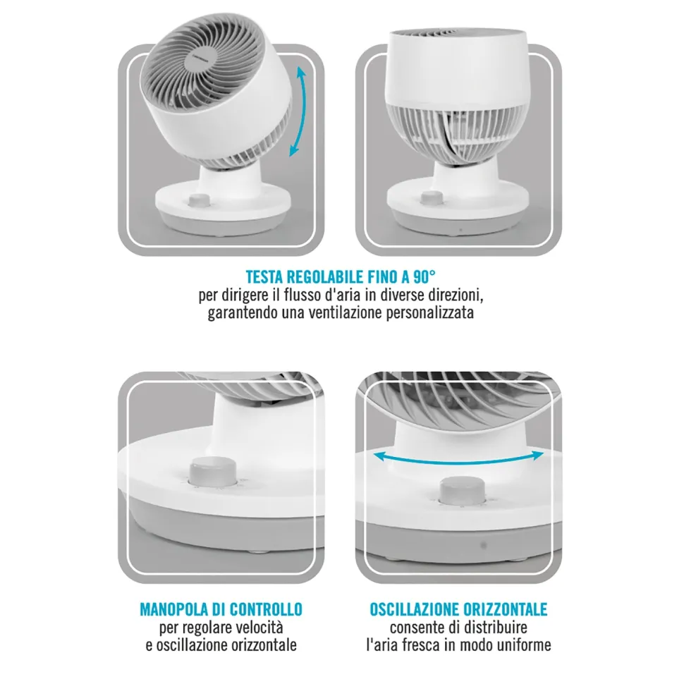 Ventilatore da tavolo Dynamic Fan 45 Watt