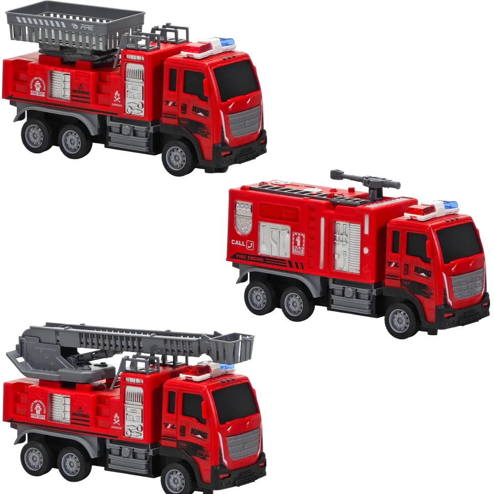 Vigili del Fuoco Truck Radiocomandato 1:16 con Luci e Accessori