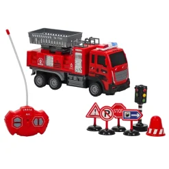 Vigili del Fuoco Truck Radiocomandato 1:16 con Luci e Accessori