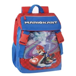 Zaino Mario kart Estensibile Blu/rosso