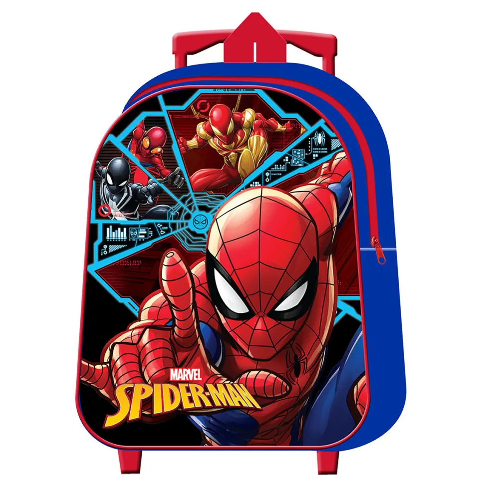 Zaino Trolley Spiderman Asilo Premium