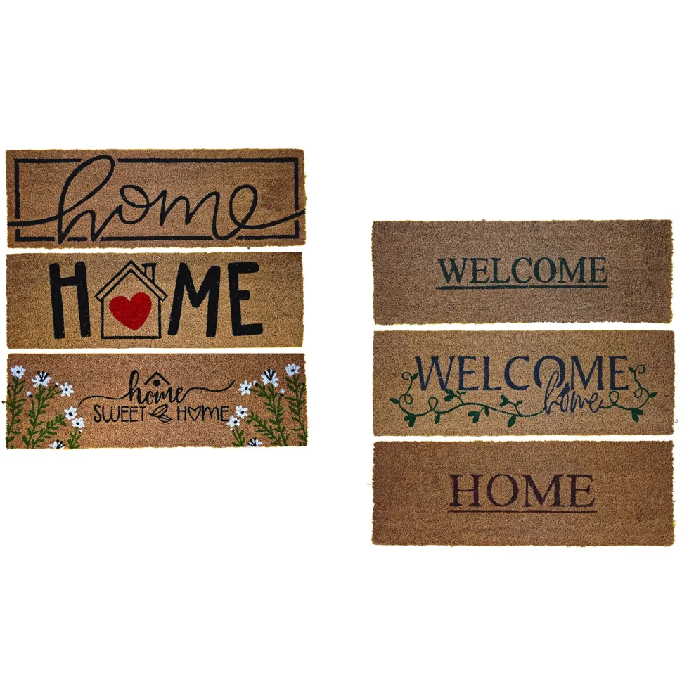 Zerbino in cocco e PVC 26x70 cm