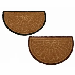 Zerbino Mezzaluna in Fibra di Cocco e PVC 46x72 cm