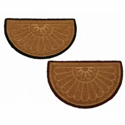 Zerbino Mezzaluna in Fibra di Cocco e PVC 46x72 cm