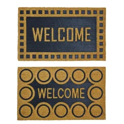 Zerbino Welcome cocco e gomma 75x45 cm